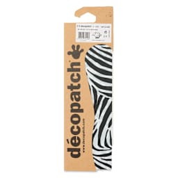 DecoPatch Decorative Papers - Zebra Print, Pkg of 3, 12" x 16" - front of packaging