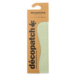DecoPatch Decorative Papers - Green and White, Pkg of 3, 12" x 16" - front of packaging