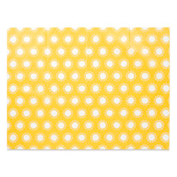 DecoPatch Decorative Papers - Yellow with Suns, Pkg of 3, 12" x 16" - contents