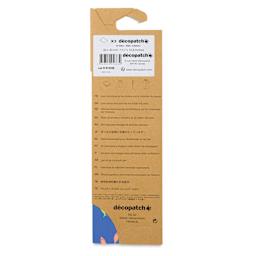 DecoPatch Decorative Papers - Fish, Pkg of 3, 12" x 16" - back of packaging