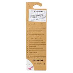 DecoPatch Decorative Papers - Dogs, Pkg of 3, 12" x 16" - back of packaging