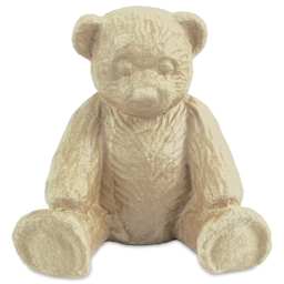 DecoPatch Large Paper Mache Animal - Teddy Bear - front