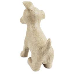 DecoPatch Large Paper Mache Animal - Sitting Dog - back