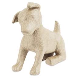 DecoPatch Large Paper Mache Animal - Sitting Dog