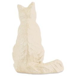 DecoPatch Large Paper Mache Animal - Sitting Cat - back