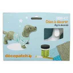 DecoPatch Paper Mache Dog Kit, front of the packaging