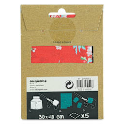 DecoPatch Paper Collections - N2, 12" x 15-3/4", back of the packaging