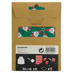 DecoPatch Paper Collections - N24, 12" x 15-3/4", back of the packaging