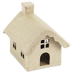 Decopatch Paper Mache House - Small - front, angled right