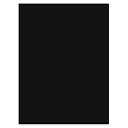 Folia Premium Construction Paper - Pkg of 50, Black, 9" x 12"