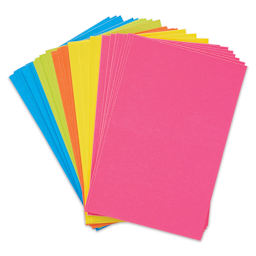 Pacon Index Cards - Pkg of 100, Super Bright, 4" x 6", Blank