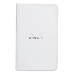 Rhodia Classic Staplebound Notebook - Ice, 4-3/4" x 3", Graph