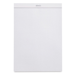 Rhodia Top-Stapled Notepad - Ice, Graph, 8-1/4" x 11-3/4" (example of paper)