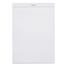 Rhodia Top-Stapled Notepad - Ice, Lined, 8-1/4" x 11-3/4"