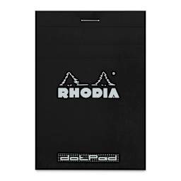 Rhodia Top-Stapled Notepad - Black, DotPad, 3-3/8" x 4-3/4"