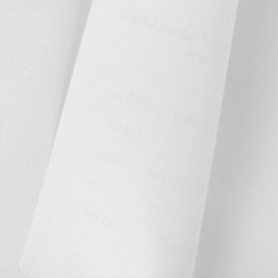 Rhodia Top-Stapled Notepad, bleed of pen marks on blank paper