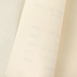 Rhodia Hardcover Webnotebooks, bleed of pen marks on blank paper