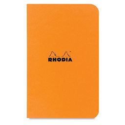 Rhodia Classic Staplebound Notebook - Orange, 4" x 3", Graph