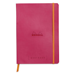 Rhodia Dotted Goalbook - 5-1/2" x 8-3/4", Raspberry