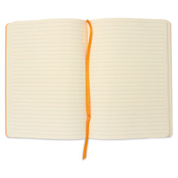 Rhodiarama Soft Cover Notebook - Lined, Gold, 5-3/10" x 8-7/10"