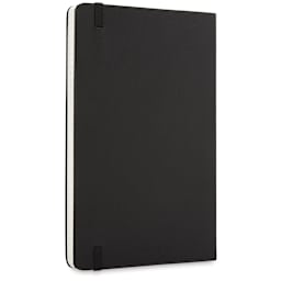 Moleskine Classic Hardcover Notebook - Black, Gridded, 8-1/4'' x 5'' back