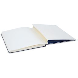 Moleskine Classic Hardcover Notebook - Navy, Blank, 9-3/4" x 7-1/2" (open to back pocket)