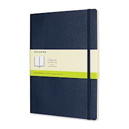Moleskine Classic Soft Cover Notebook - Sapphire Blue, Blank, 9-3/4" x 7-1/2"