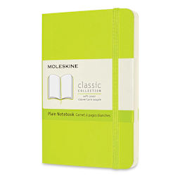 Moleskine Classic Soft Cover Notebook - Light Green, Blank, 5-1/2" x 3-1/2"