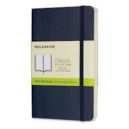 Moleskine Classic Soft Cover Notebook - Sapphire Blue, Blank, 5-1/2" x 3-1/2"