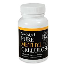 Lineco Methyl Cellulose Adhesive - Front view of 1.5 oz bottle