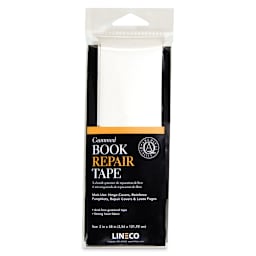 Lineco Book Repair Tape - Front of package of 2" Tape
