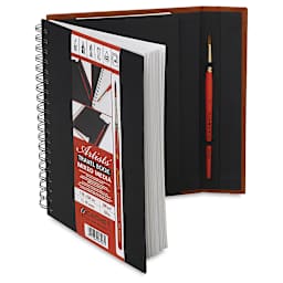 Mixed Media Book with Brush