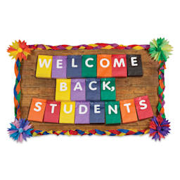 Creativity Street Kraft Bags - Brights, Pkg of 28, 6" L x 3-6/10" W x 11" H - finished back to school display