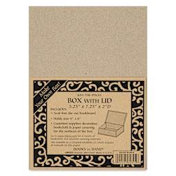 Books By Hand Just-the-Pieces Box With Lid front of packaging