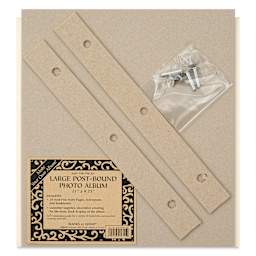 Books By Hand Just-the-Pieces Post Bound Albums - Large front of packaging