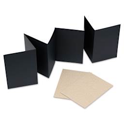 Books By Hand Just-the-Pieces Accordion Album - Black contents