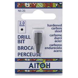 Aitoh Hand Paper Drill Bit - 2 mm (Front of packaging)