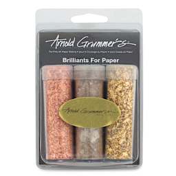 Arnold Grummer’s Brilliants Metallic Flakes - Front of package of Set of 3 