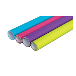 Fadeless Art Paper - Angled view of Set of 4 Bright rolls