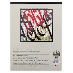 Bee Paper Aquabee Calligraphy Practice Pads - Top cover of Pad