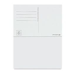 Strathmore Watercolor Cards - Postcard Pad, 15 Sheets, showing front and back of a sheet