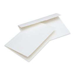 Strathmore Photo Mount Cards and Envelopes - White, Decorative Emboss, Pkg of 100 (single card and envelope)