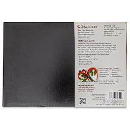 Strathmore Watercolor Cards and Envelopes - Greeting, Box of 100 (back of package)