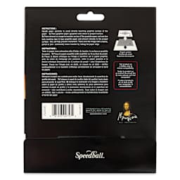 Mona Lisa Graphite Paper - Black, 9" x 12", Pkg of 2, back of package