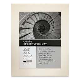 Crescent Pre-Cut Mat - Arctic White, 16" x 20" (11-1/2" x 15-1/2" Opening)