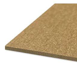 Crescent Gray News Mounting Board - Angled corner showing thickness of Double Thick Board