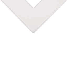 Decorative Cream Core Matboard - 32'' x 40'', Super White