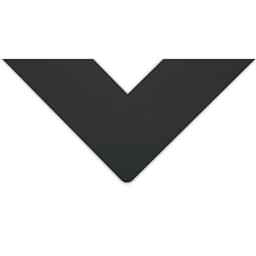 Decorative Cream Core Matboard - 20" x 30", Black