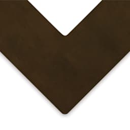 Bainbridge Artcare Essentials Matboard - Closeup of corner of Clay color