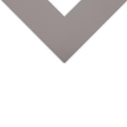 Decorative Cream Core Matboard - 32'' x 40'', TV Gray